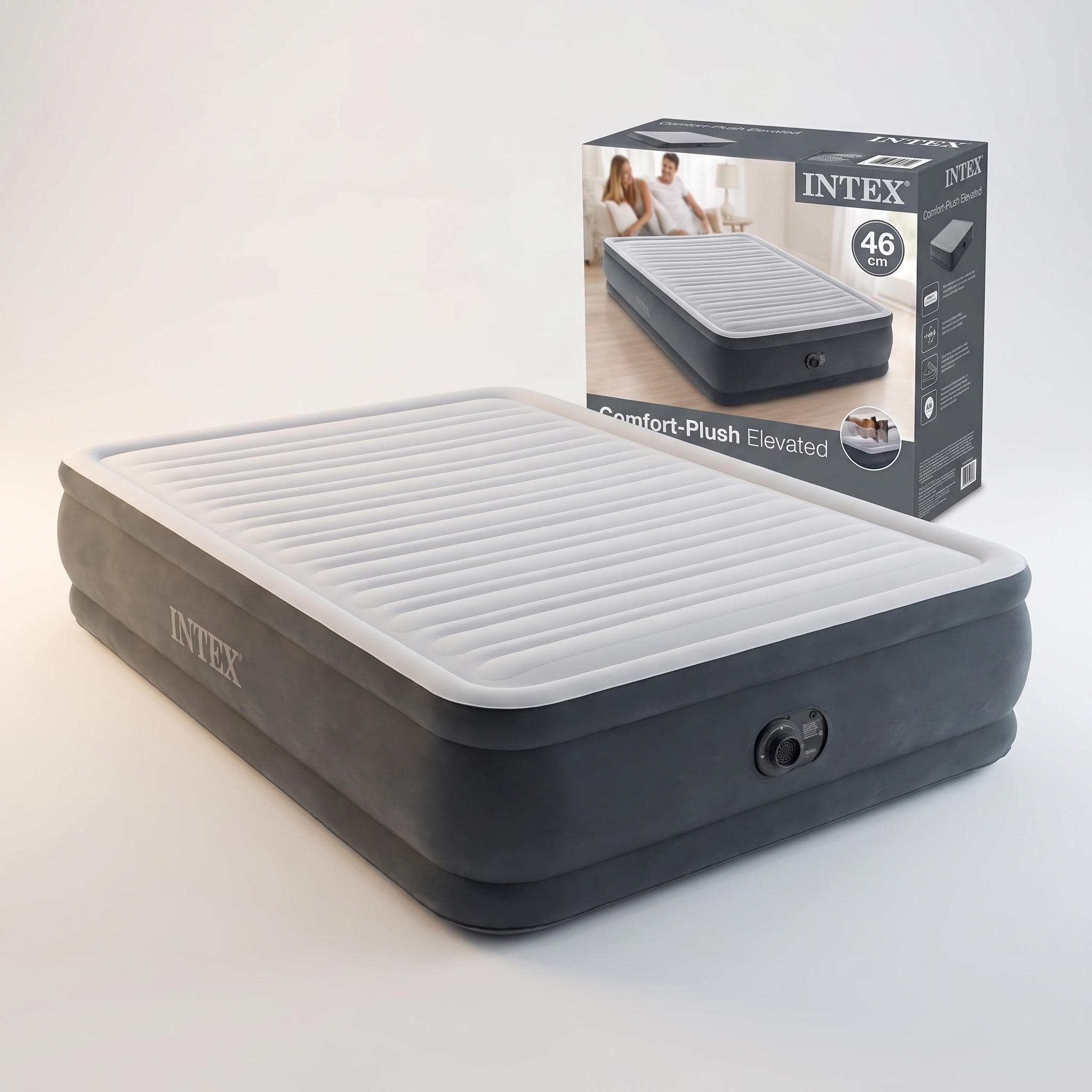 NubeConfort XL — Colchón Hinchable Elevado Doble